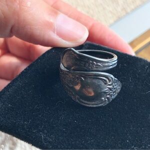 Elegant Silver Spoon Ring